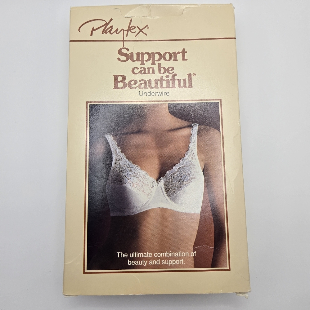 VTG Playtex Bra 36B Underwire Bra 4430 Support Can Be Beautiful Open Box